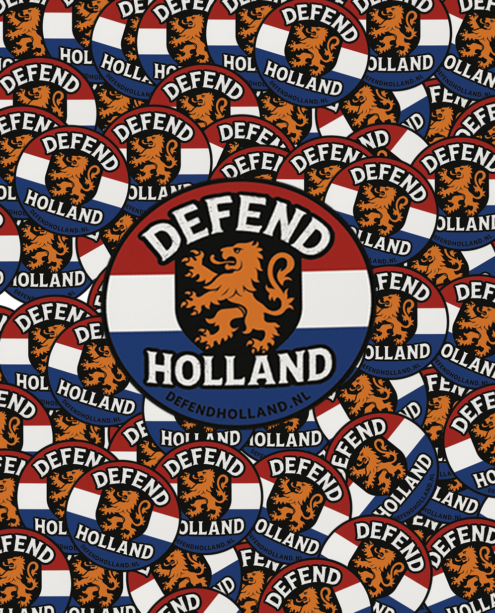 Defend Holland stickers rond